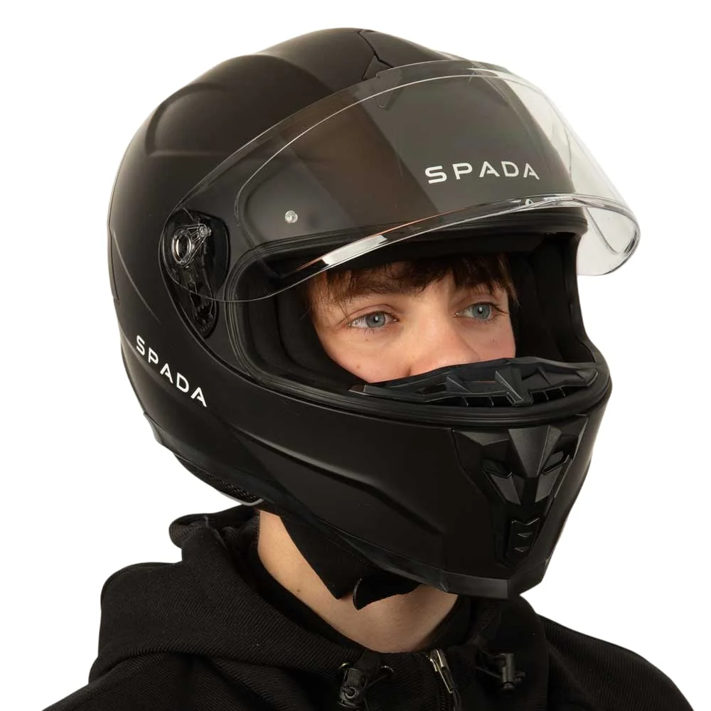 Raiden 2 Matt Black Full Face Motorbike Helmet - Image 4