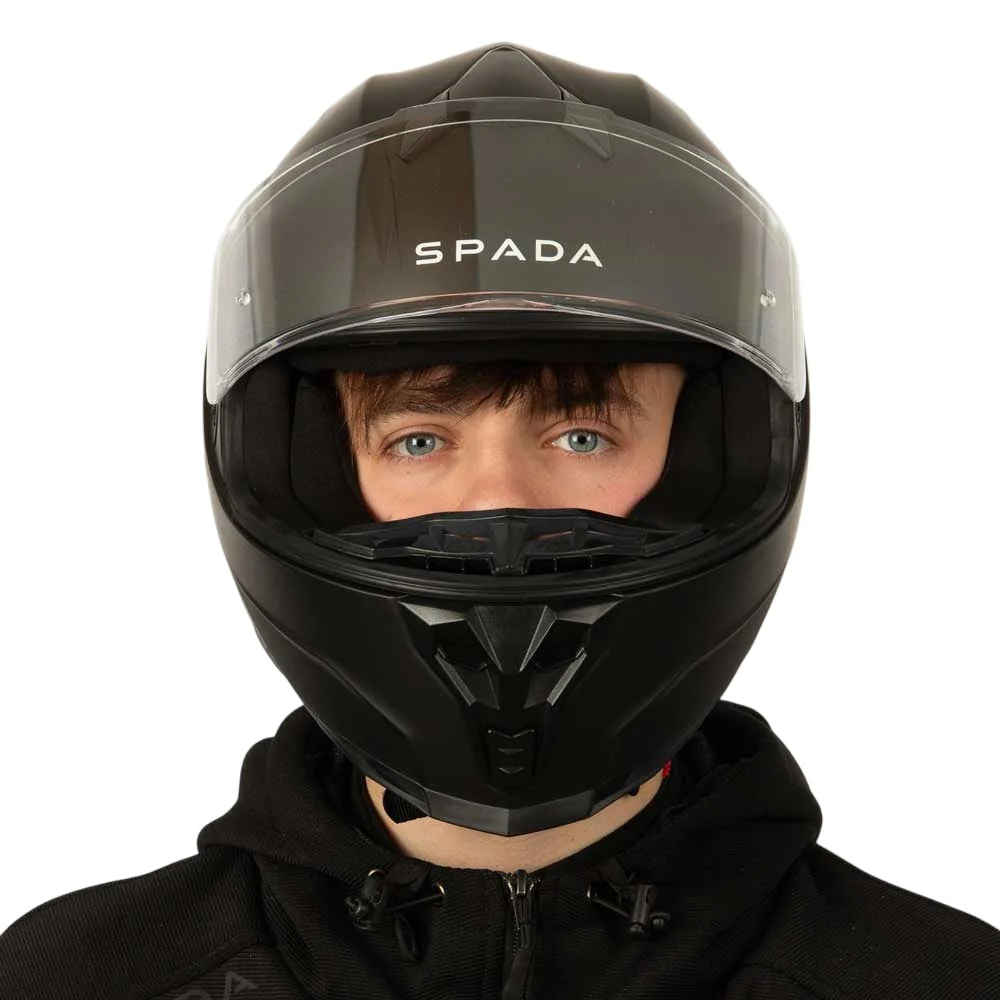 Raiden 2 Matt Black Full Face Motorbike Helmet - Image 5
