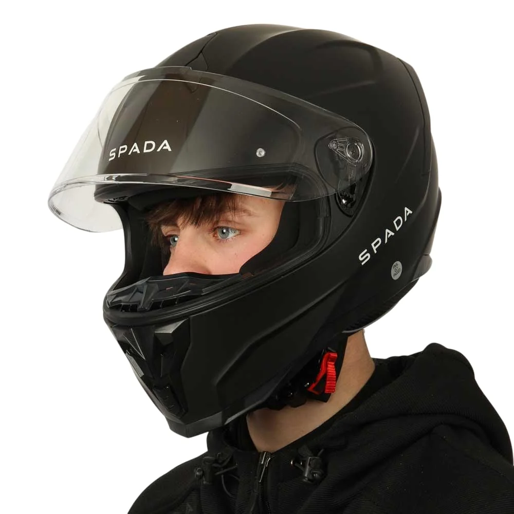 Raiden 2 Matt Black Full Face Motorbike Helmet - Image 6