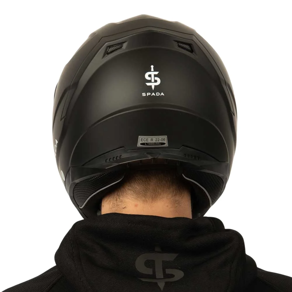 Raiden 2 Matt Black Full Face Motorbike Helmet - Image 7
