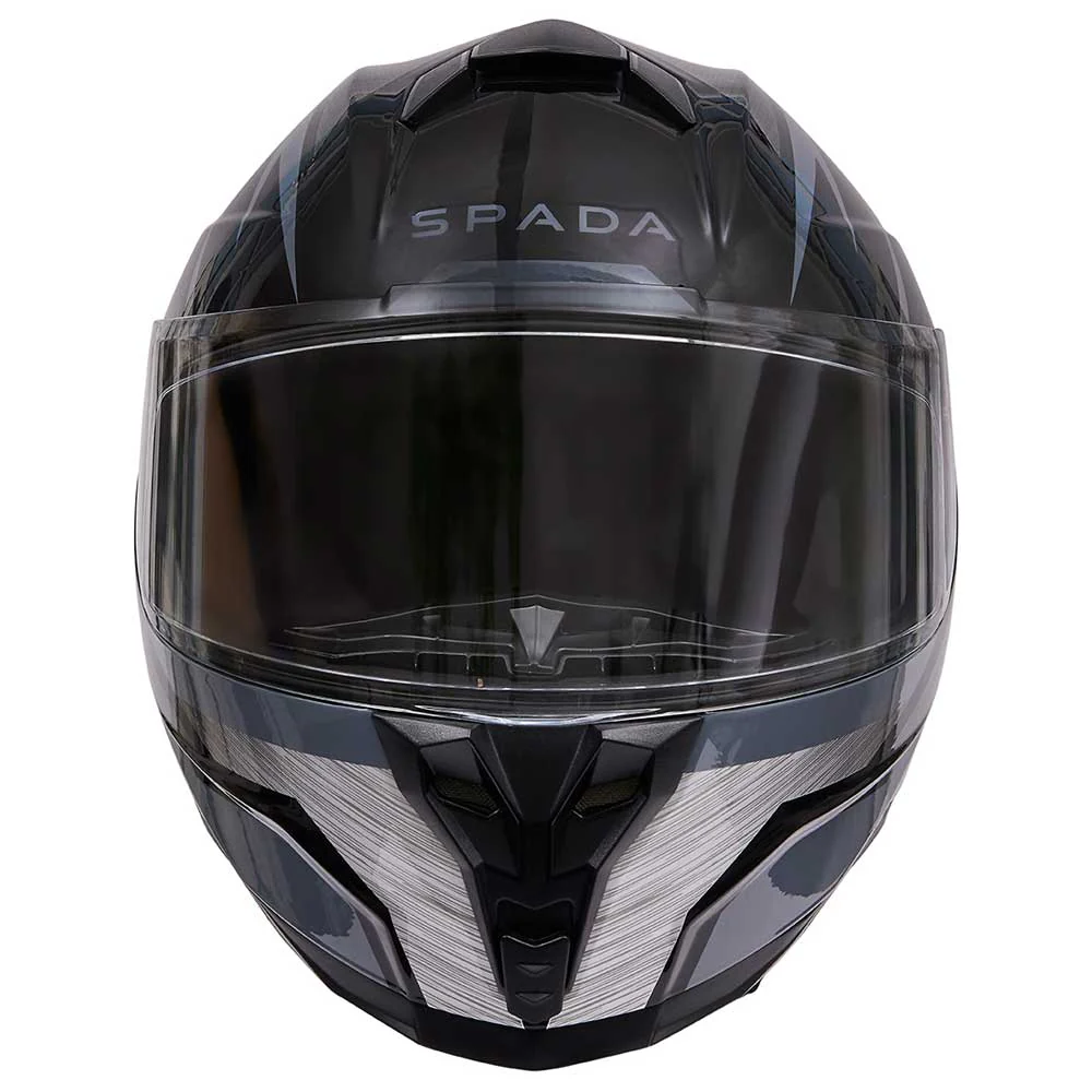 Raiden 2 Thunder Black & Grey Full Face Motorbike Helmet - Image 2