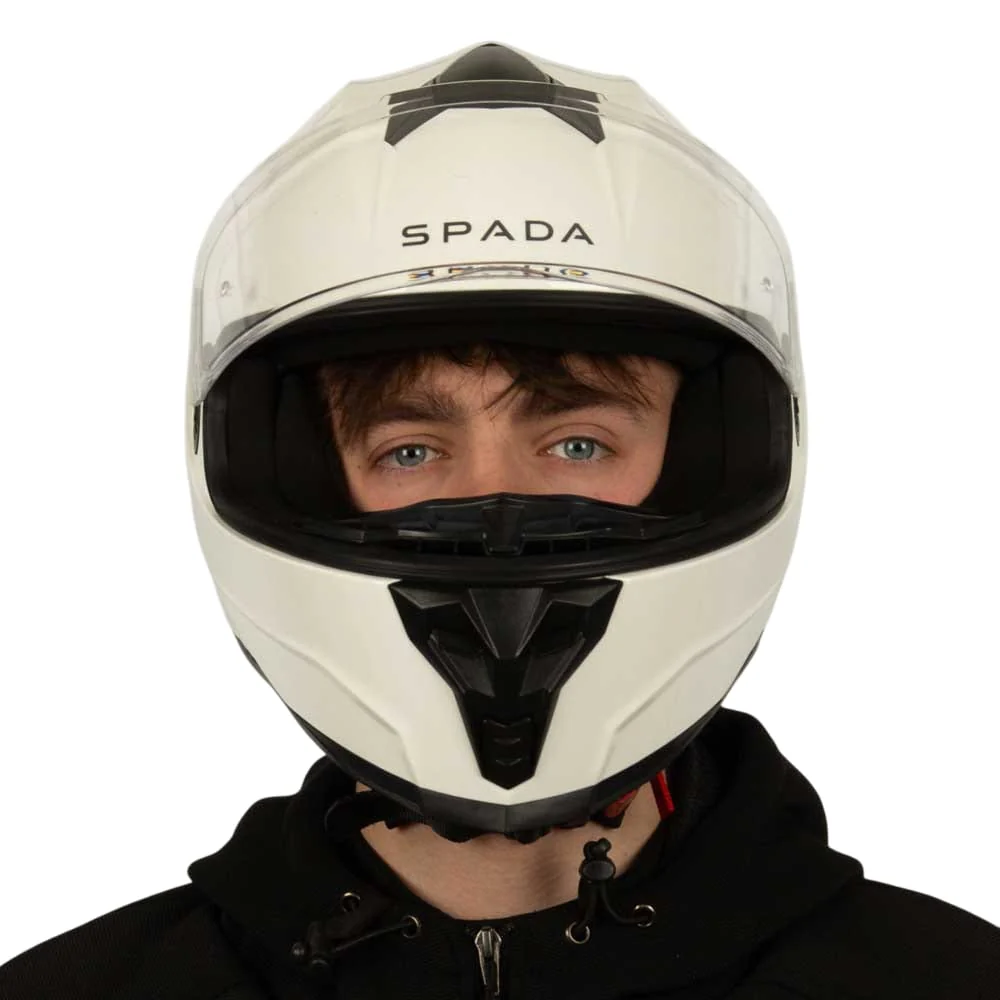 Raiden 2 White Full Face Motorbike Helmet - Image 5