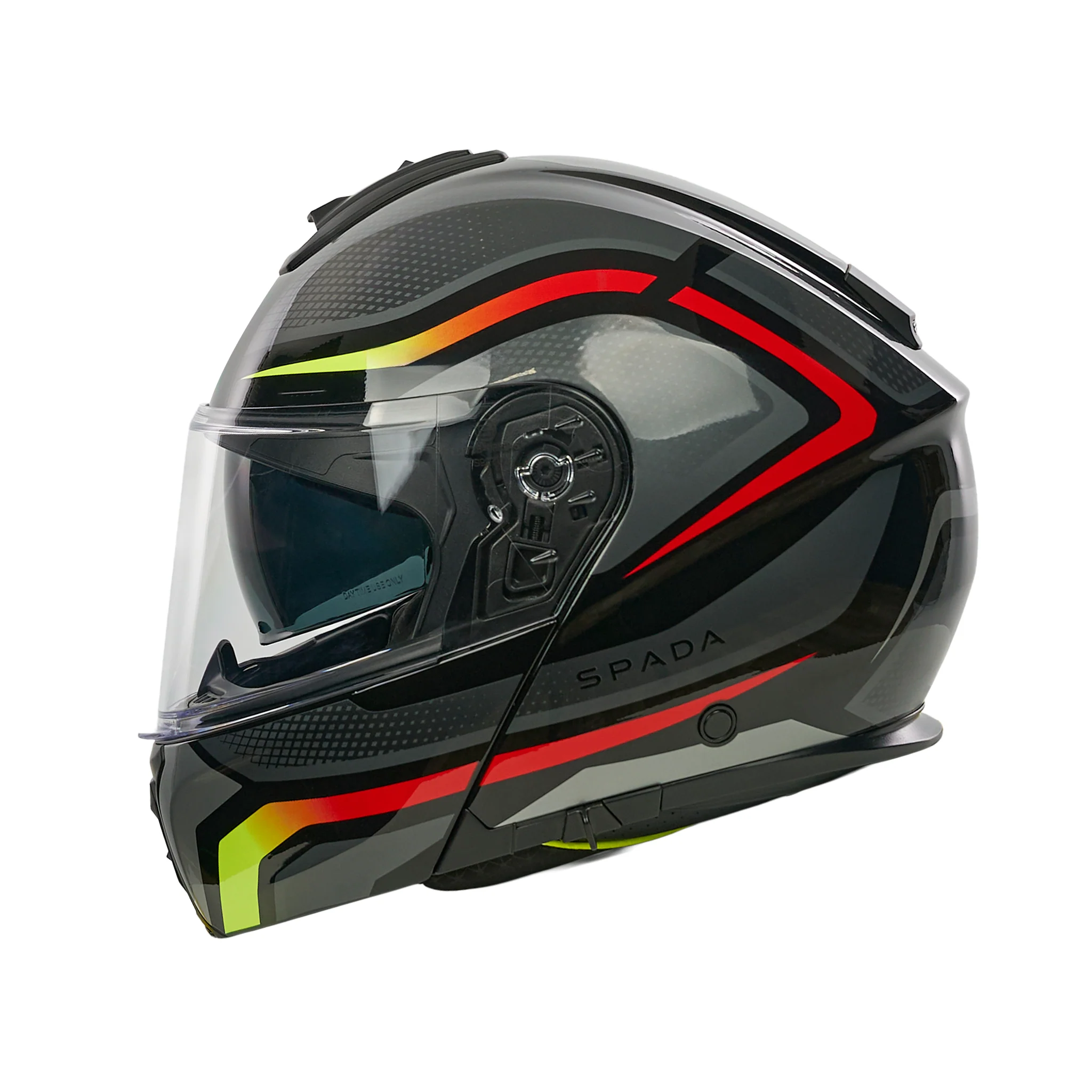 Sirius Flow Orange Flip Up Motorbike Helmet