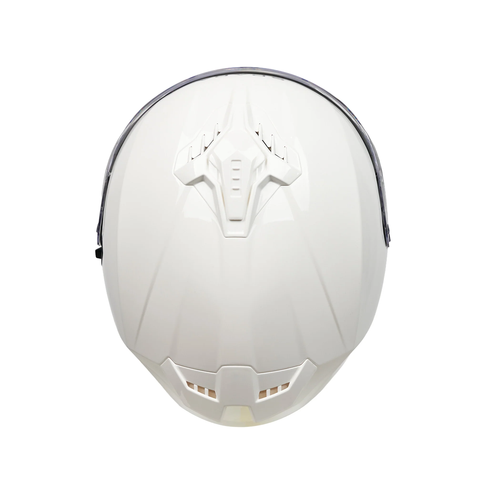 SP18 White Full Face Motorbike Helmet - Image 4