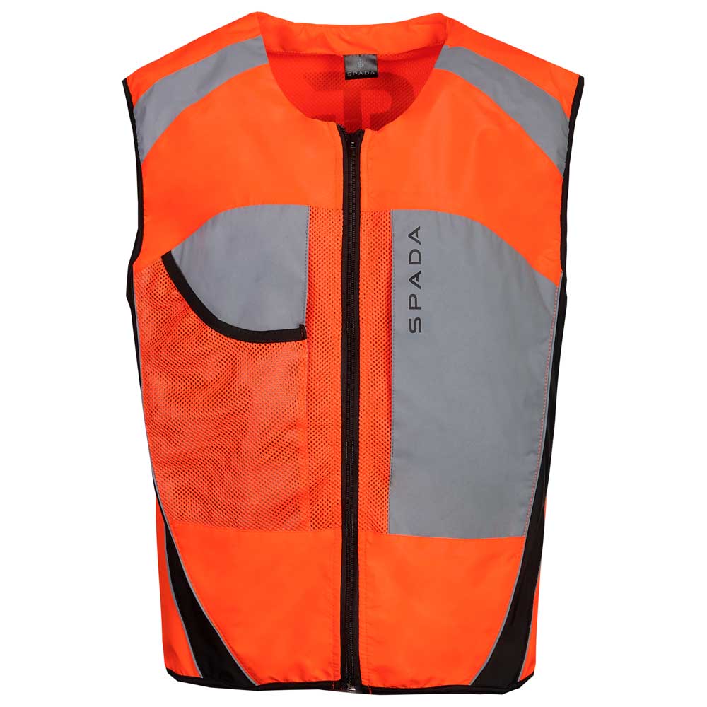 Spark Orange Fluorescent Visibility Vest - Image 6