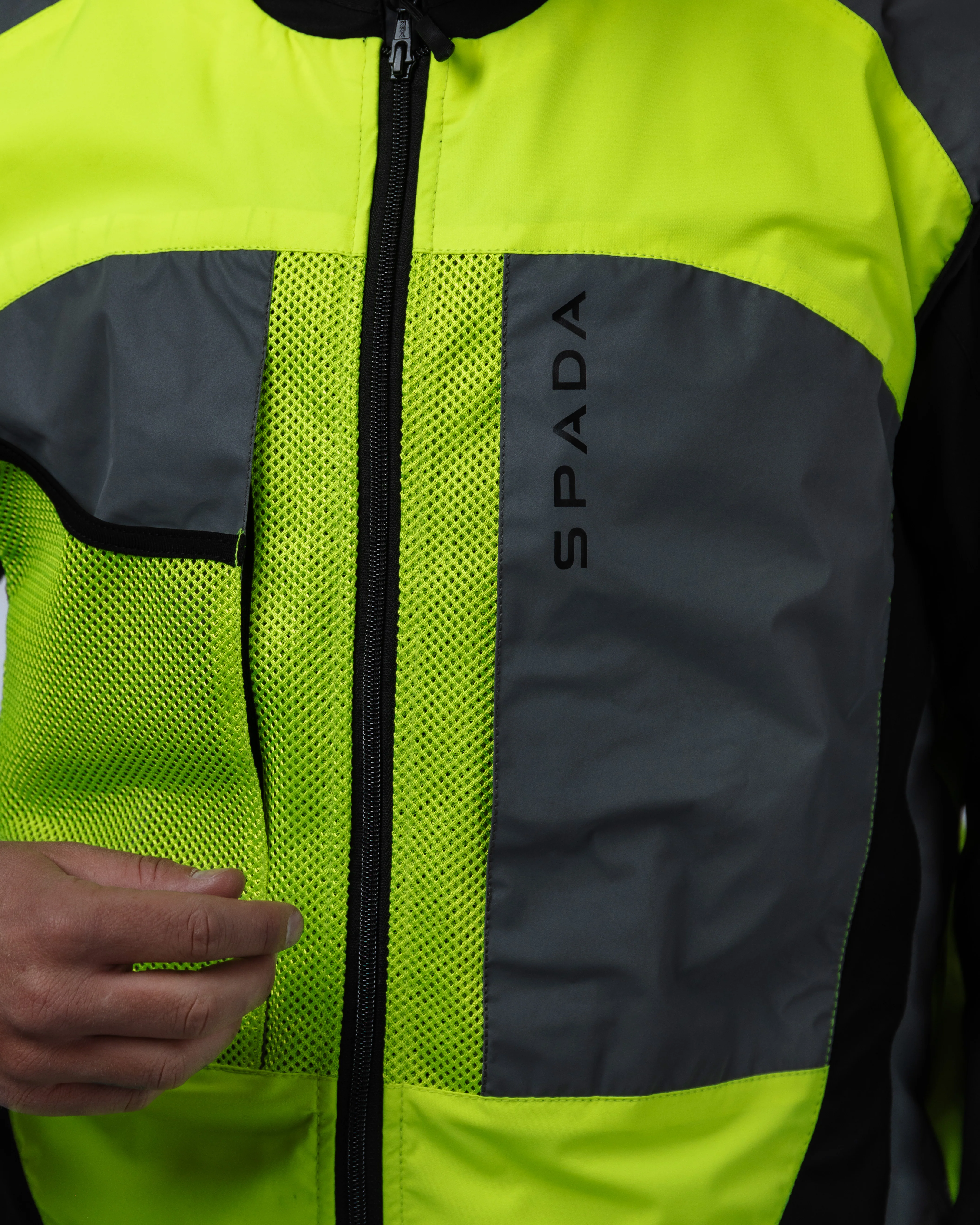 Spark Yellow Fluorescent Visibility Vest - Image 11
