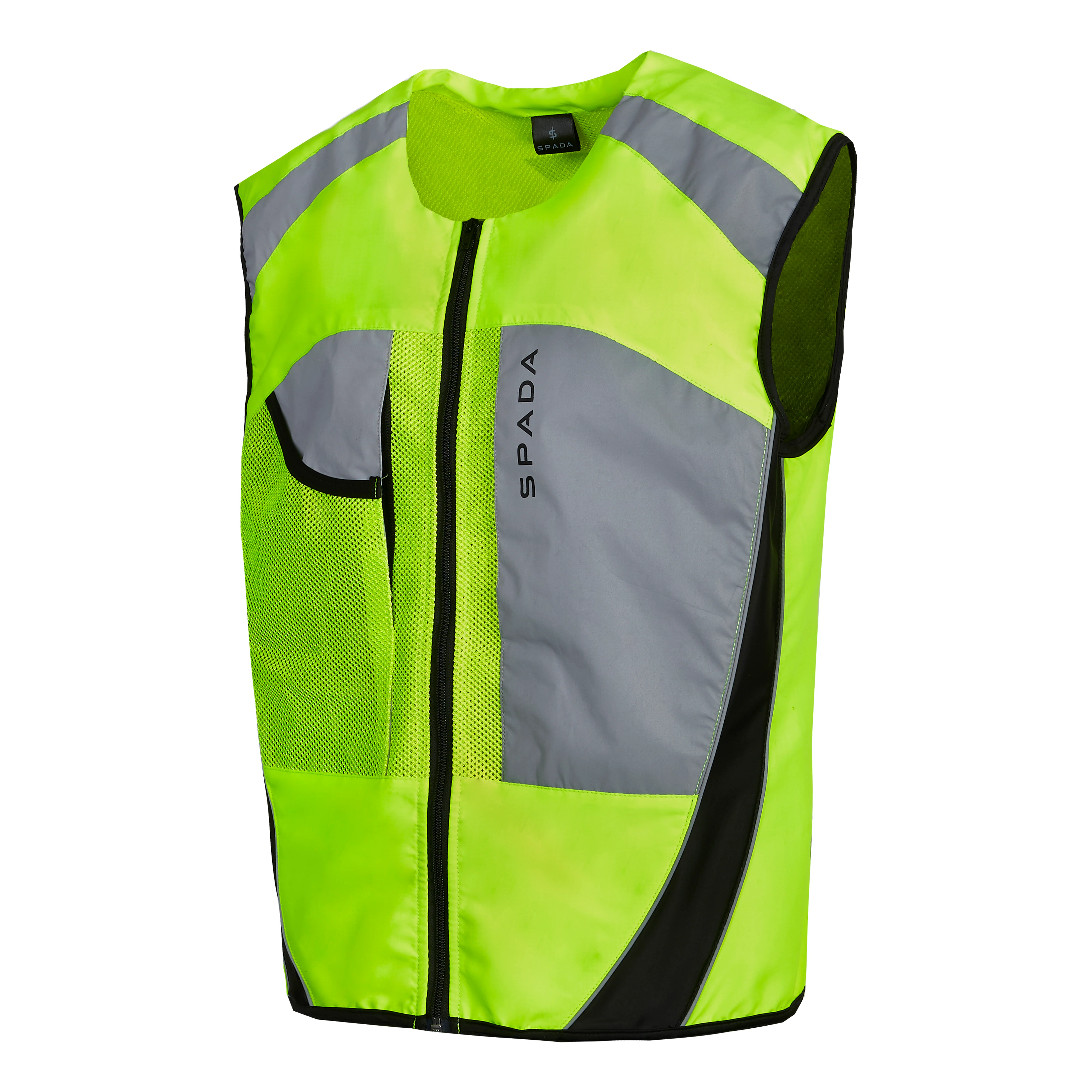 Spark Yellow Fluorescent Visibility Vest - Image 3