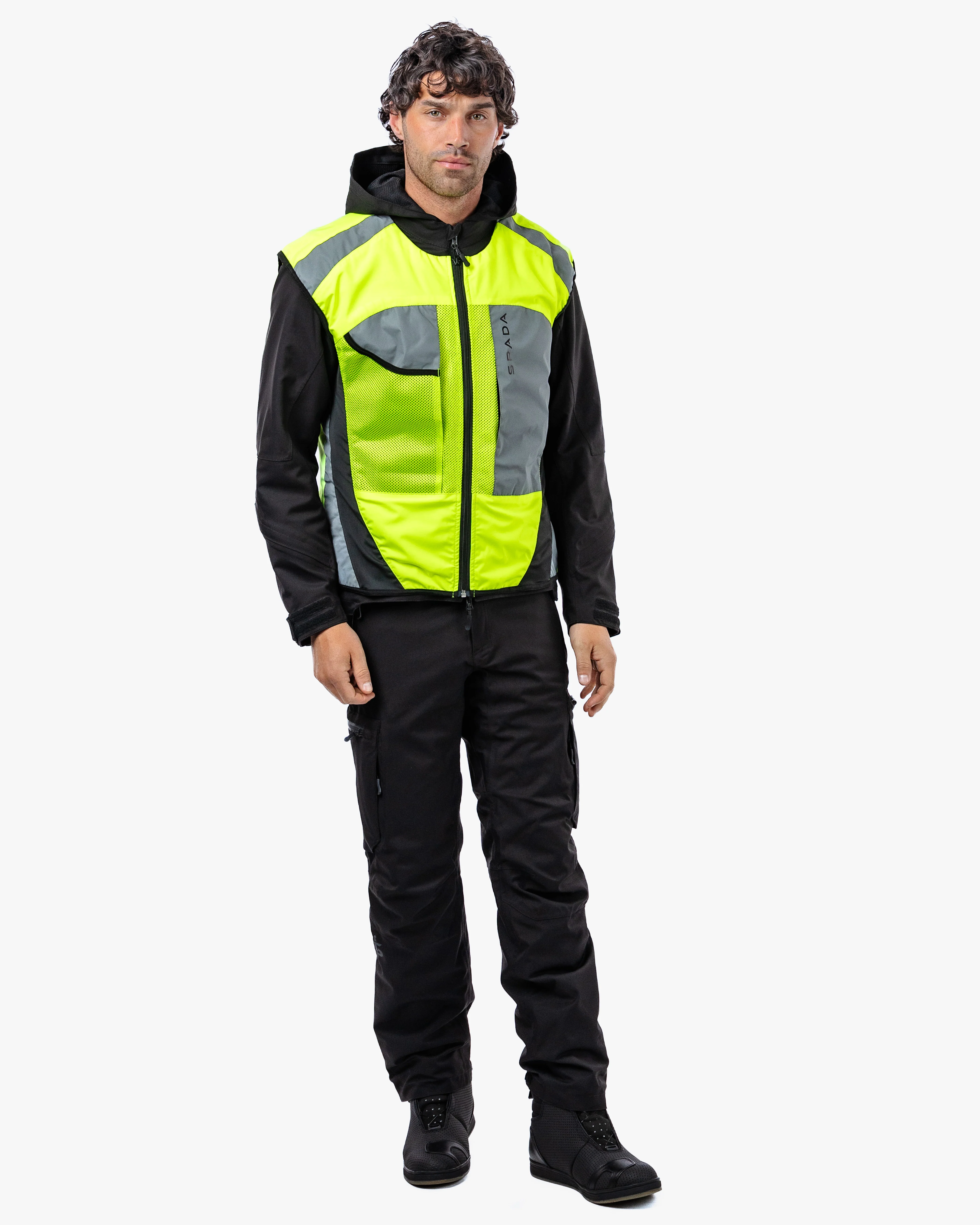 Spark Yellow Fluorescent Visibility Vest - Image 5