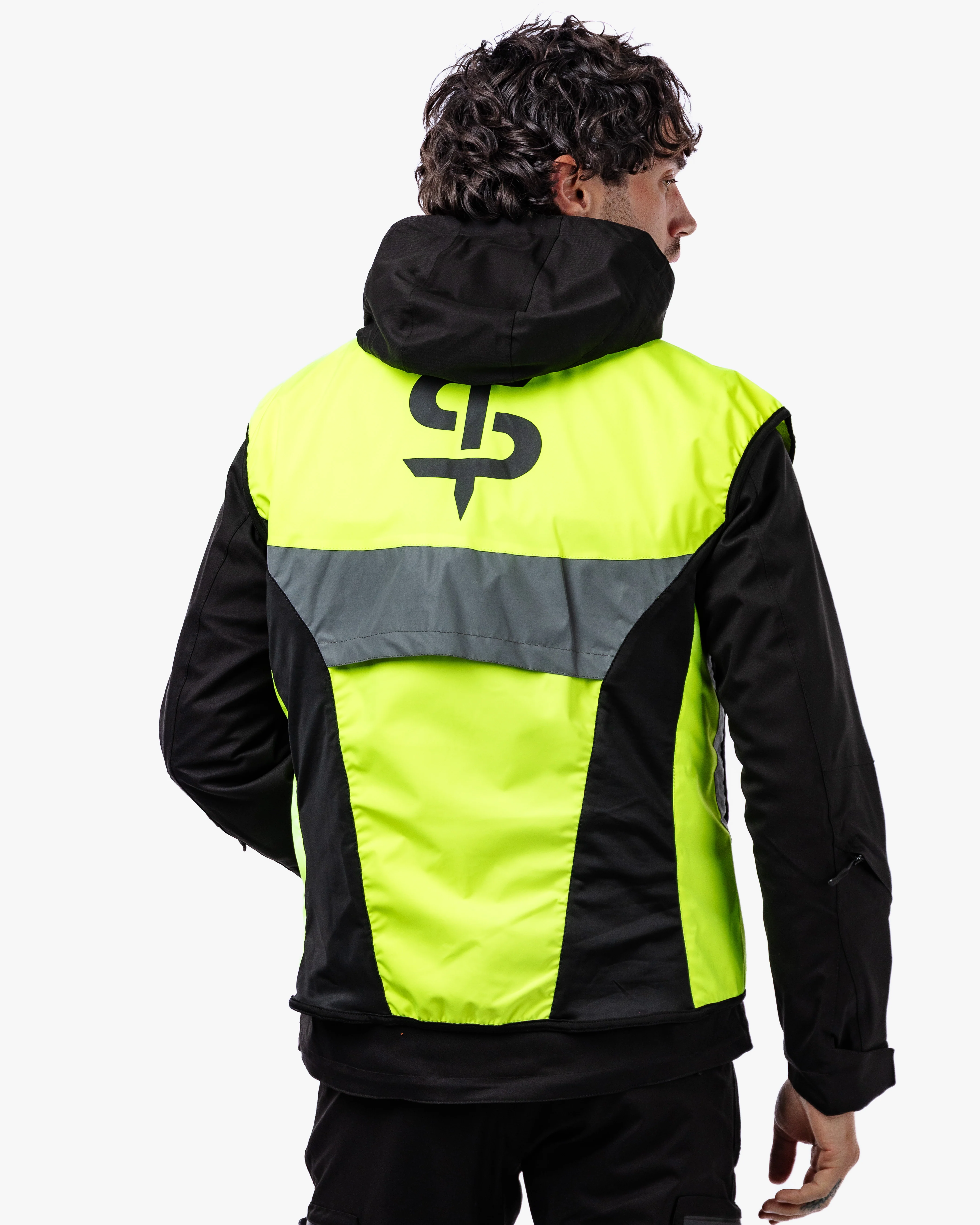 Spark Yellow Fluorescent Visibility Vest - Image 6