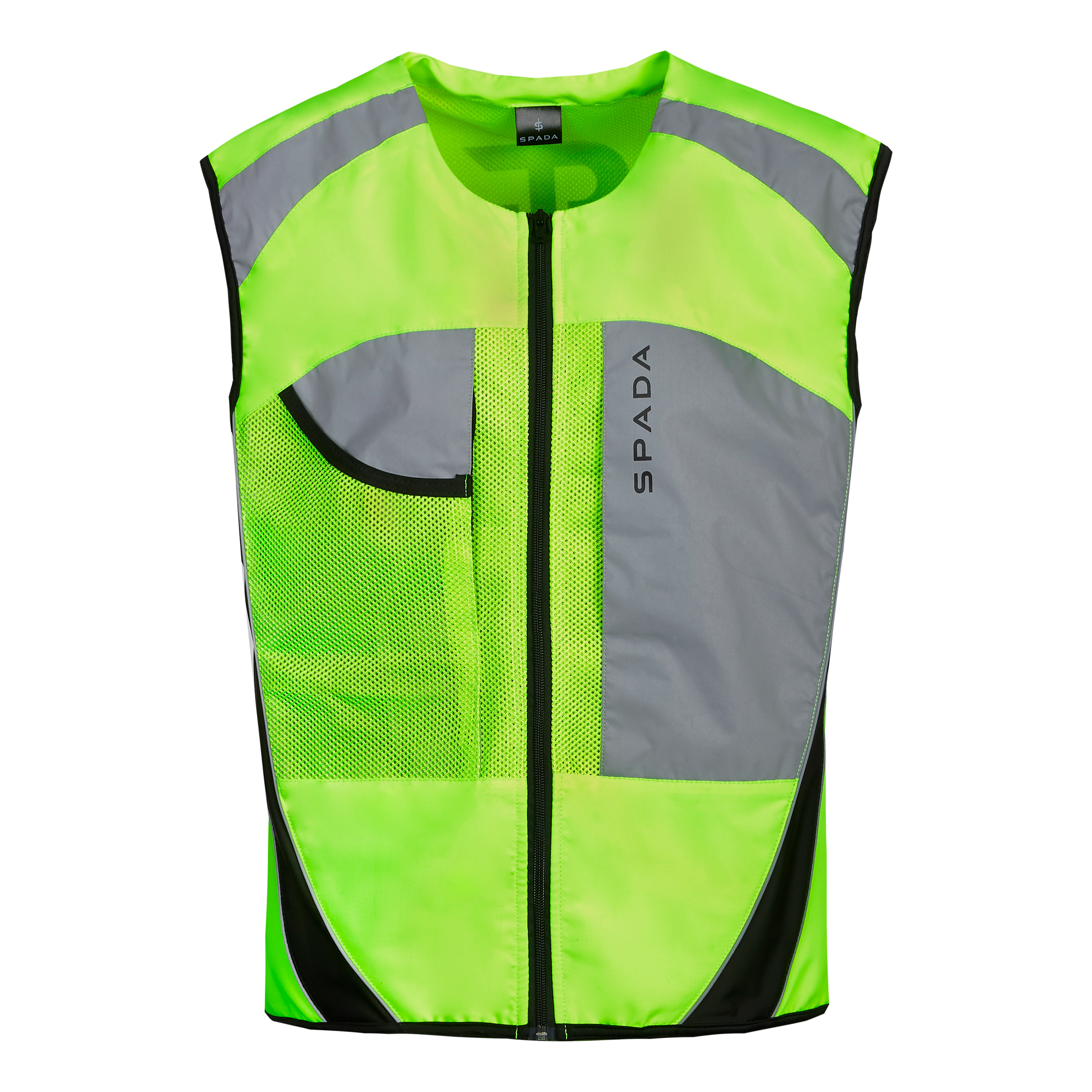 Spark Yellow Fluorescent Visibility Vest - Image 8