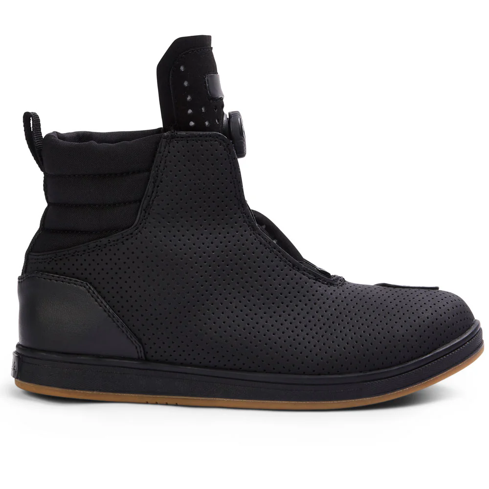 Tachi Black High Top Motorcycle Trainers - Image 3