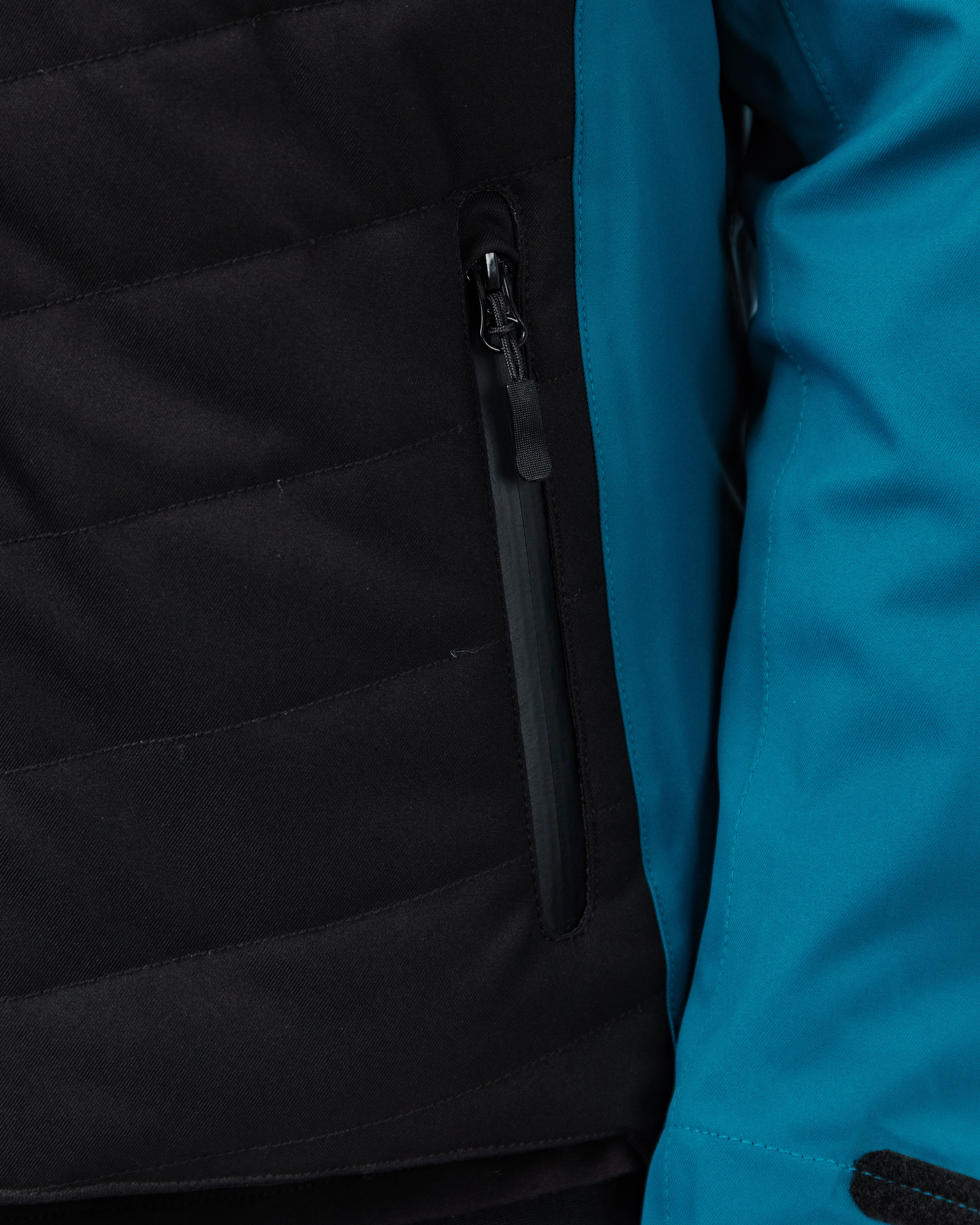 Tino Black & Coral Blue Waterproof Motorcycle Jacket - Image 12