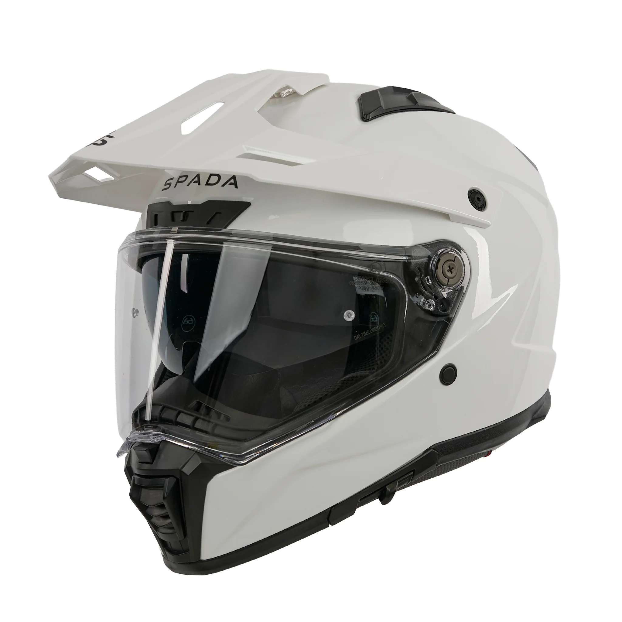 Trailhawk White Full Face Adventure Motorbike Helmet - Image 2