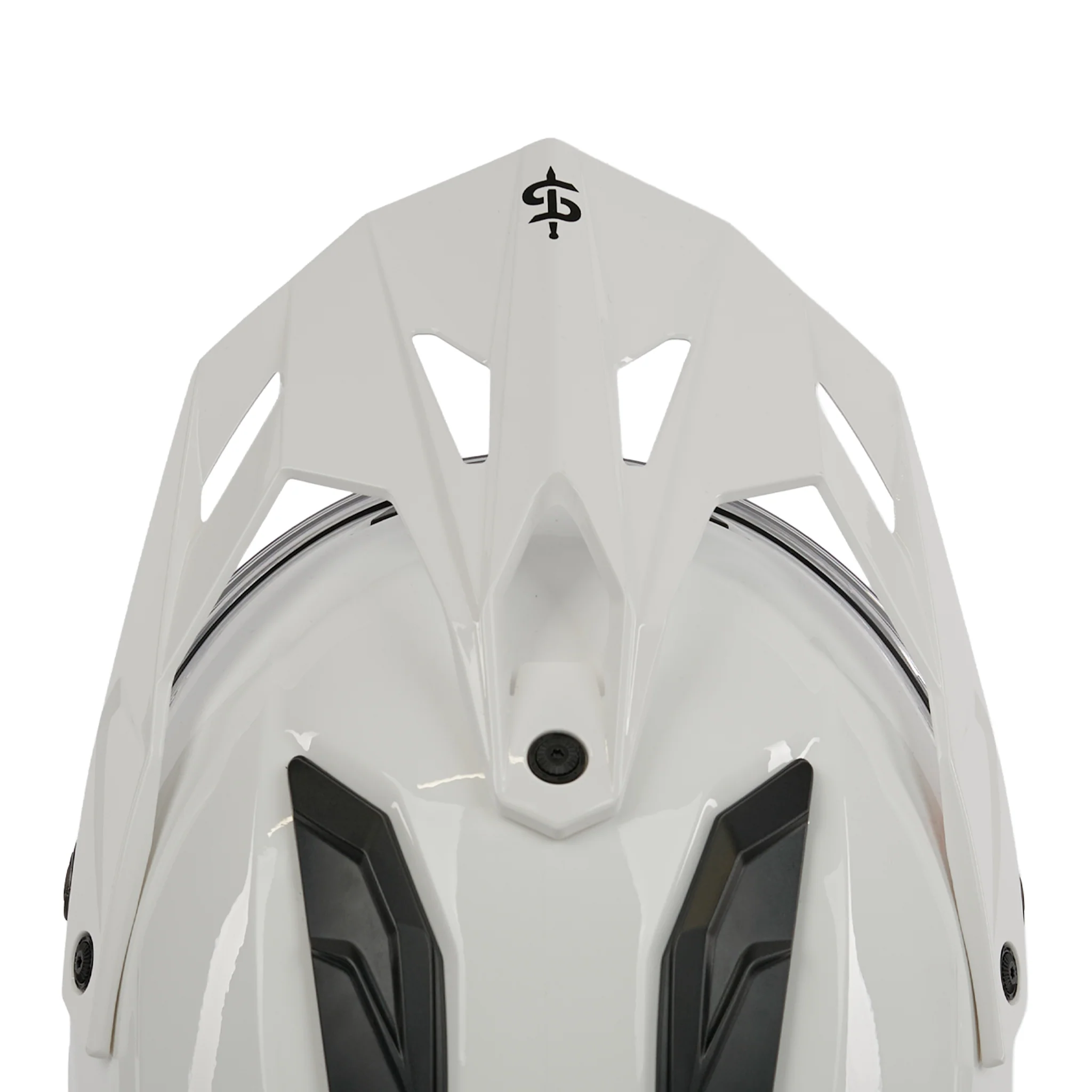 Trailhawk White Full Face Adventure Motorbike Helmet - Image 5