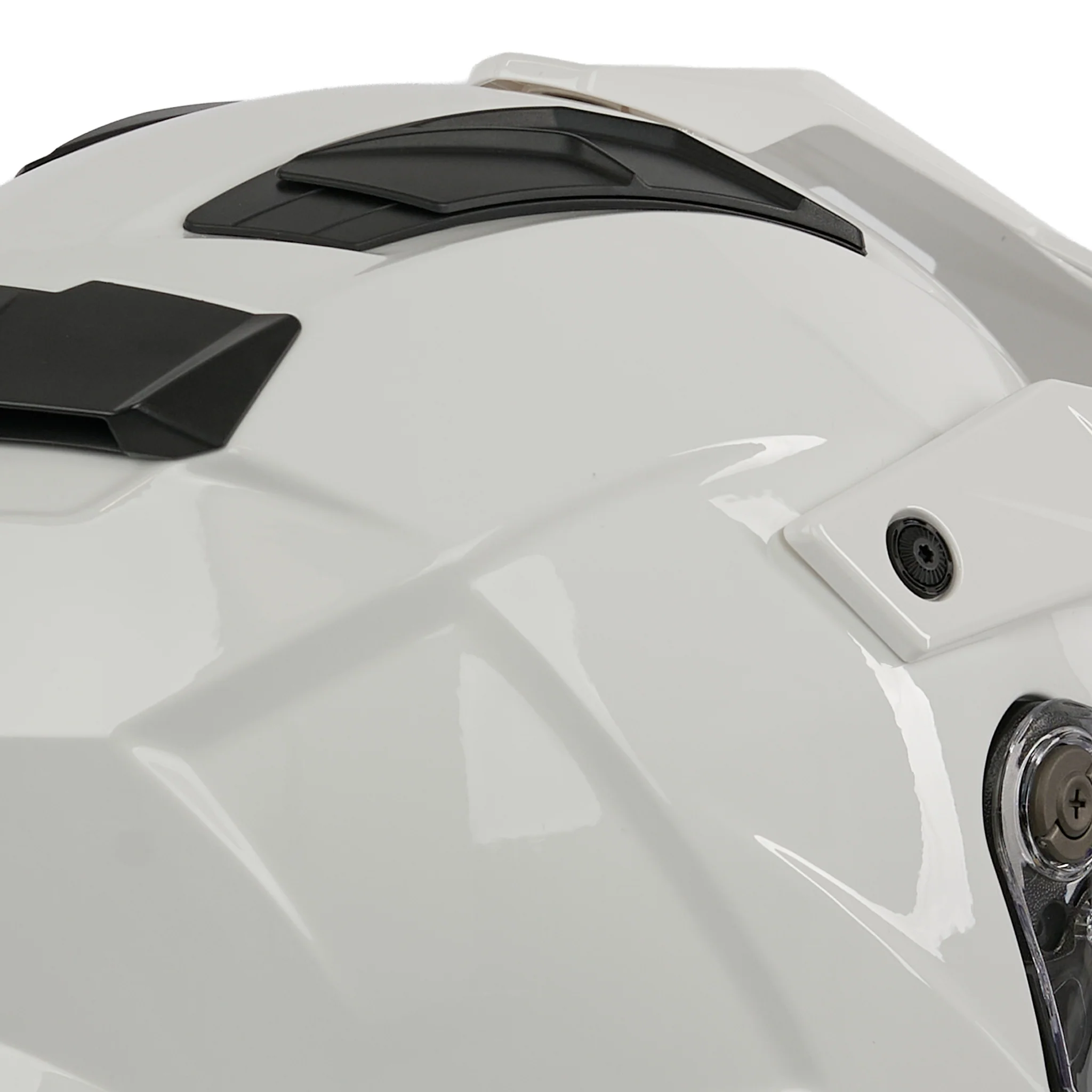 Trailhawk White Full Face Adventure Motorbike Helmet - Image 6