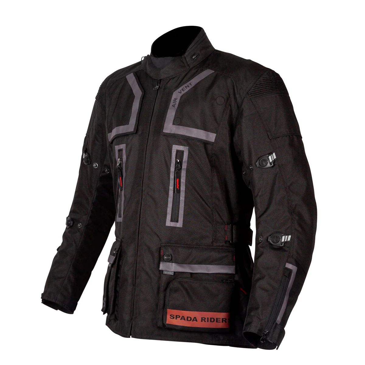 Tucson Black Motorcycle Jacket - Image 2