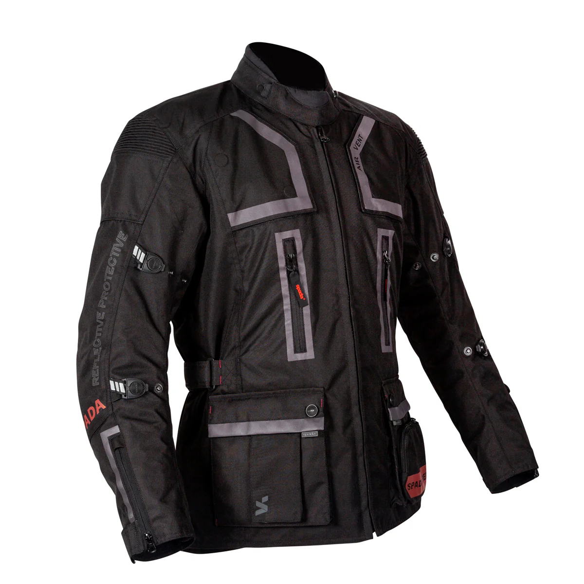 Tucson Black Motorcycle Jacket - Image 6