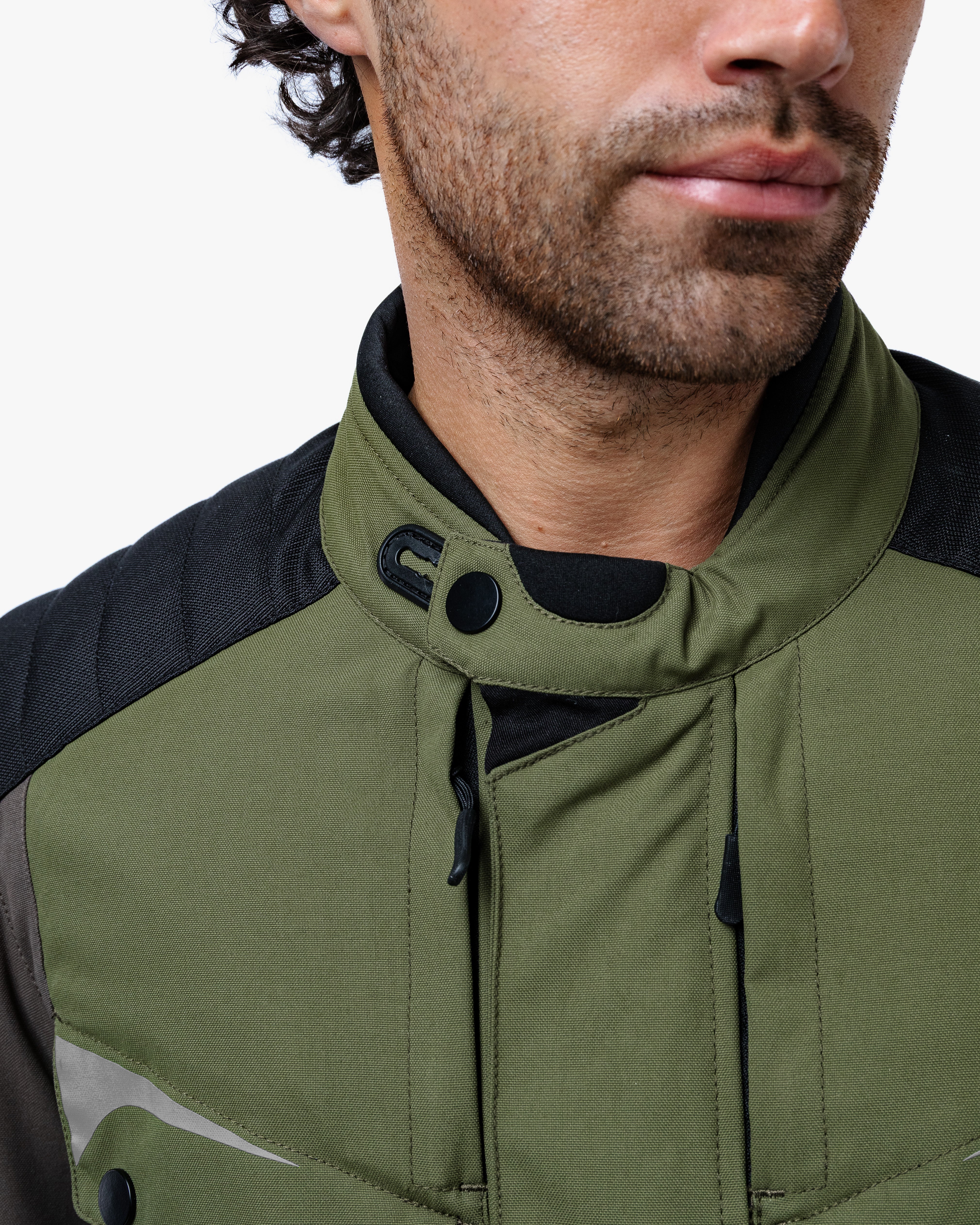 Vanguard Forest Green Motorcycle Jacket - Image 7