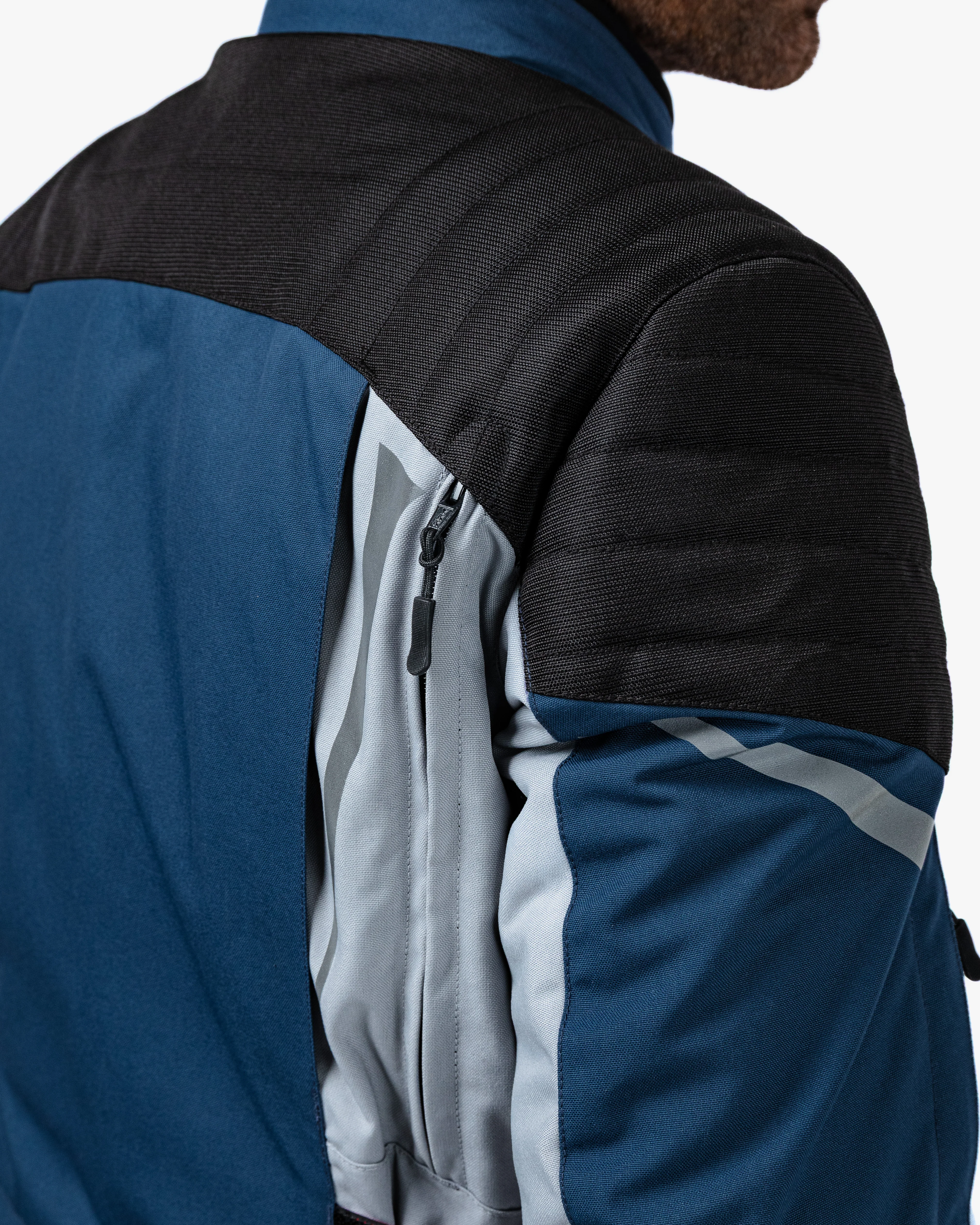 Vanguard Racing Grey Motorcycle Jacket - Image 5