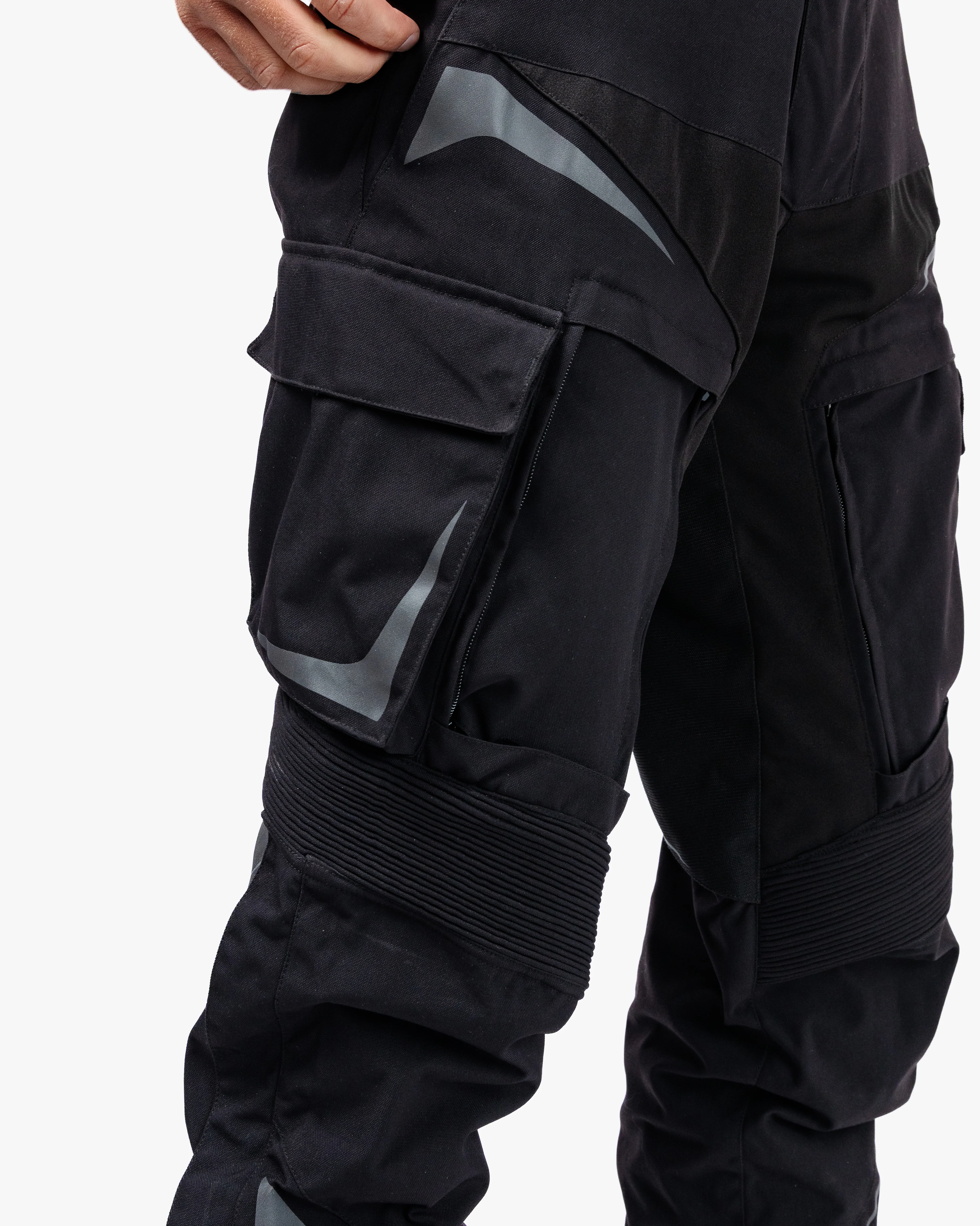 Vanguard Stealth Black Motorcycle Trousers - Image 10