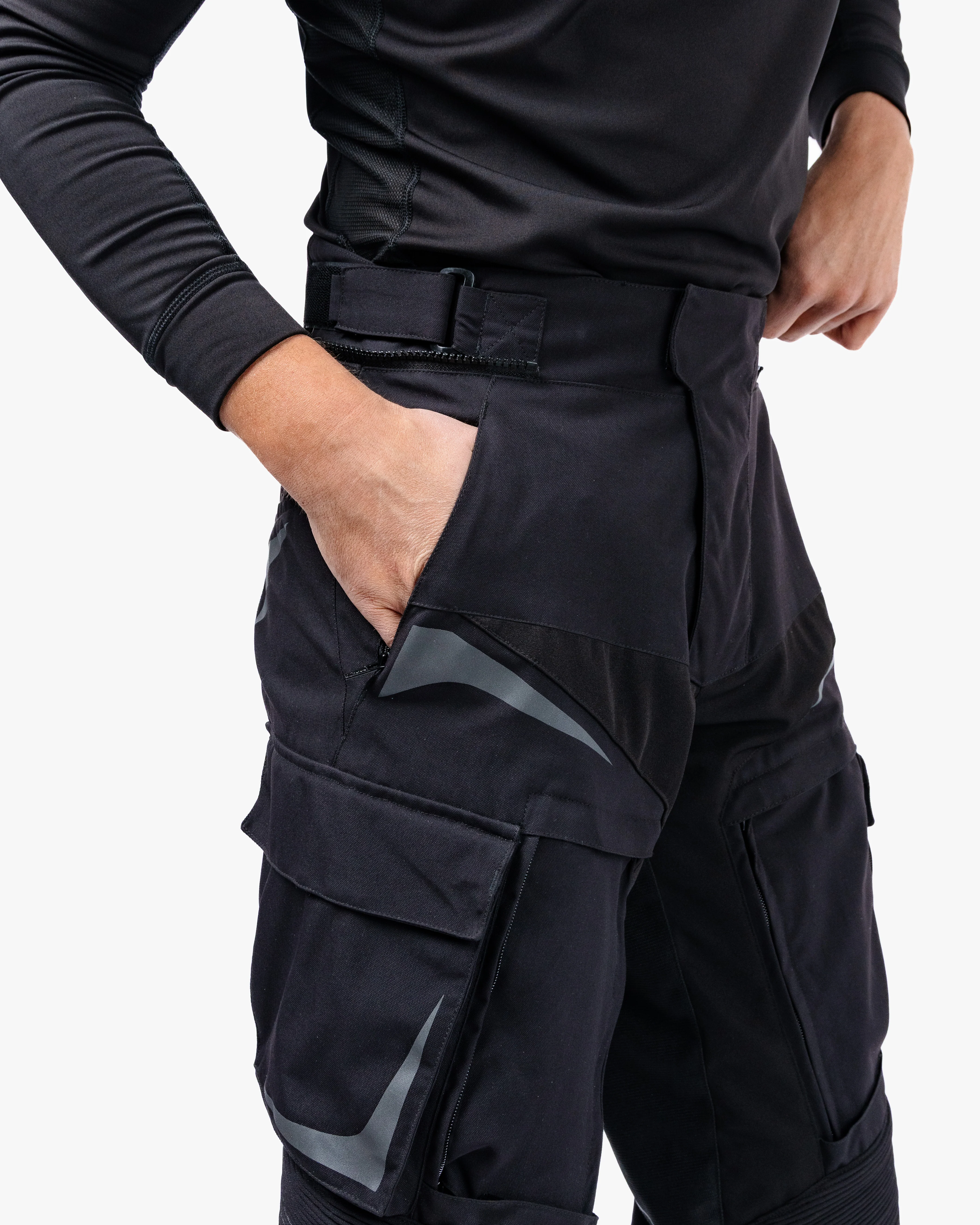 Vanguard Stealth Black Motorcycle Trousers - Image 12