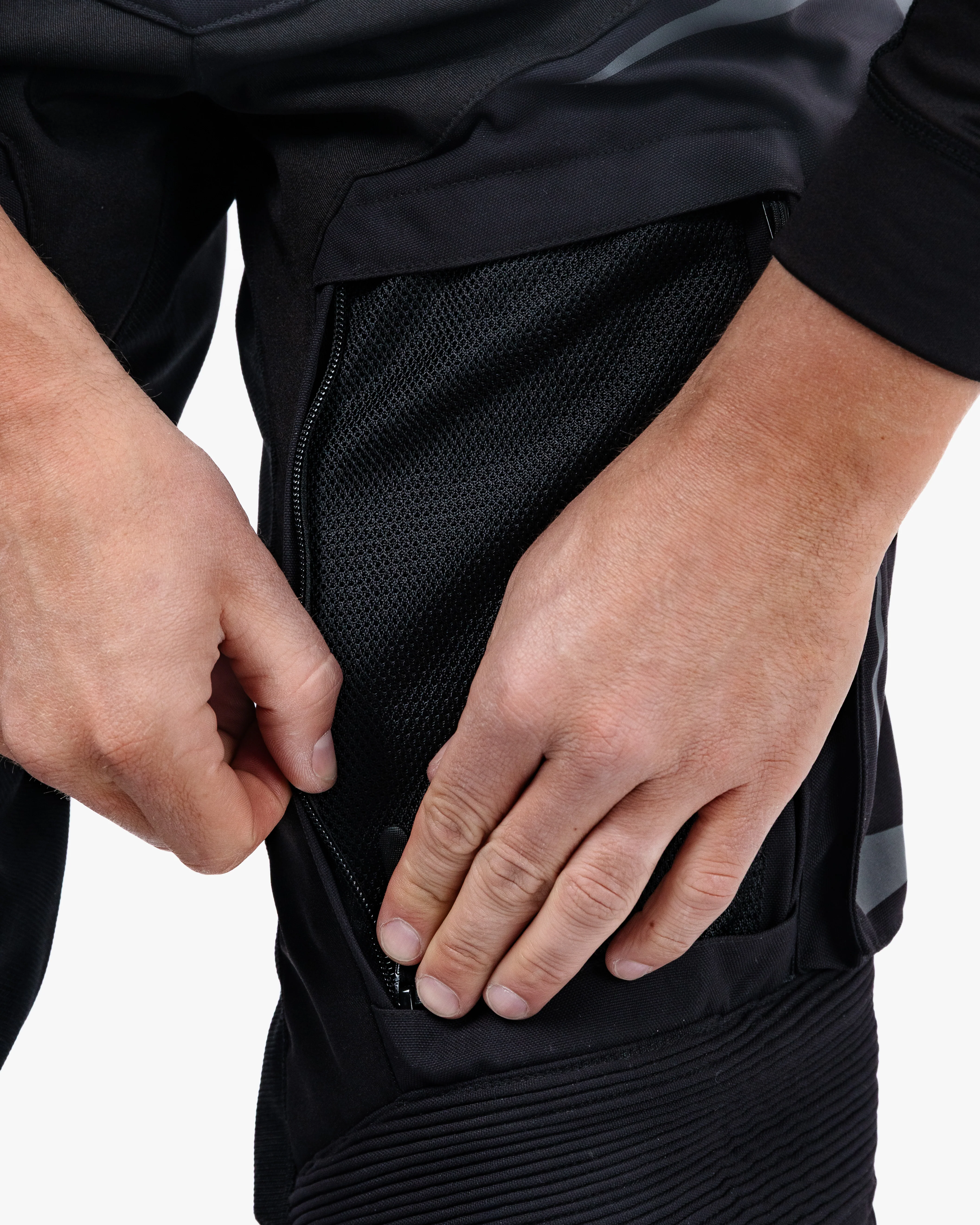 Vanguard Stealth Black Motorcycle Trousers - Image 14