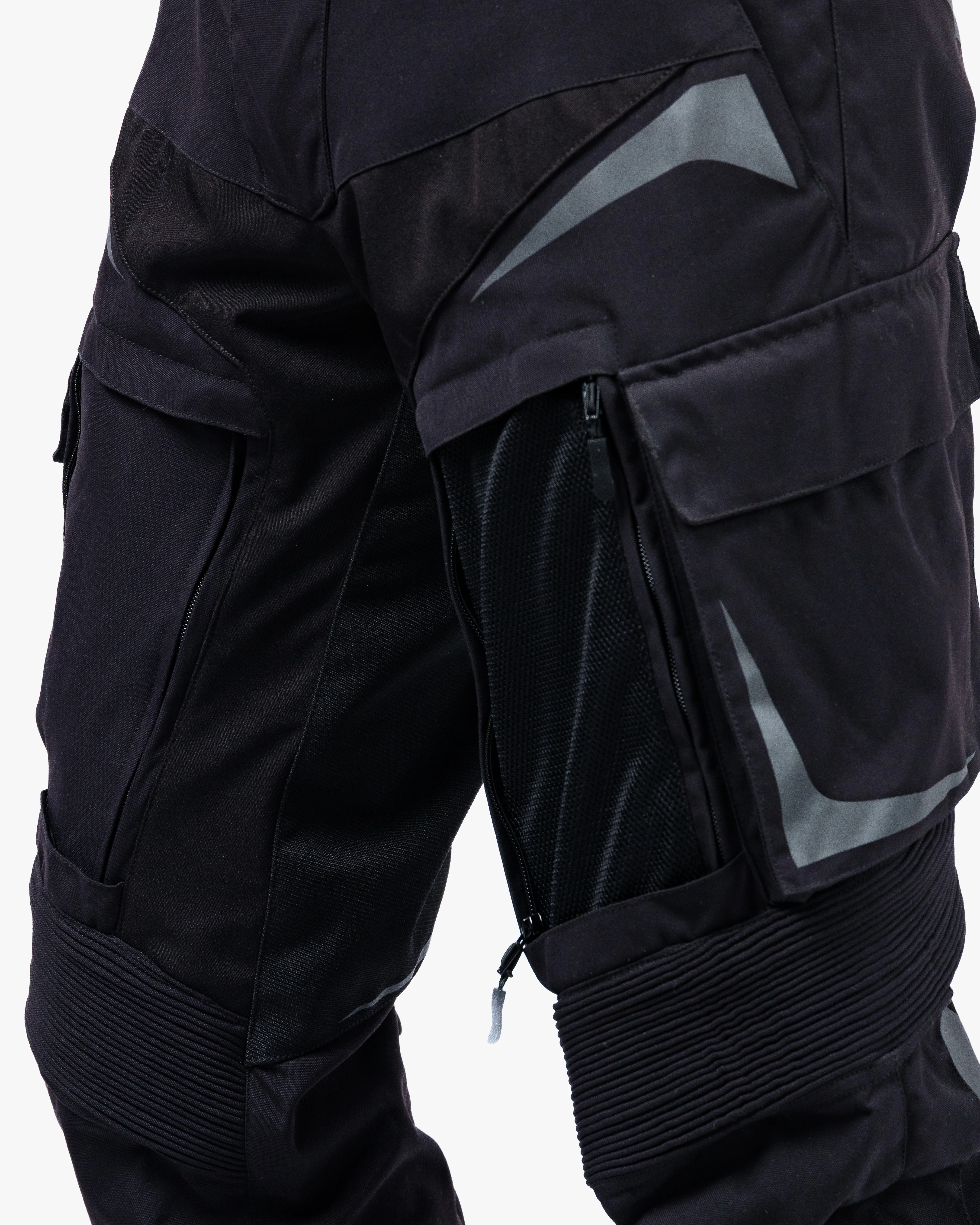 Vanguard Stealth Black Motorcycle Trousers - Image 5