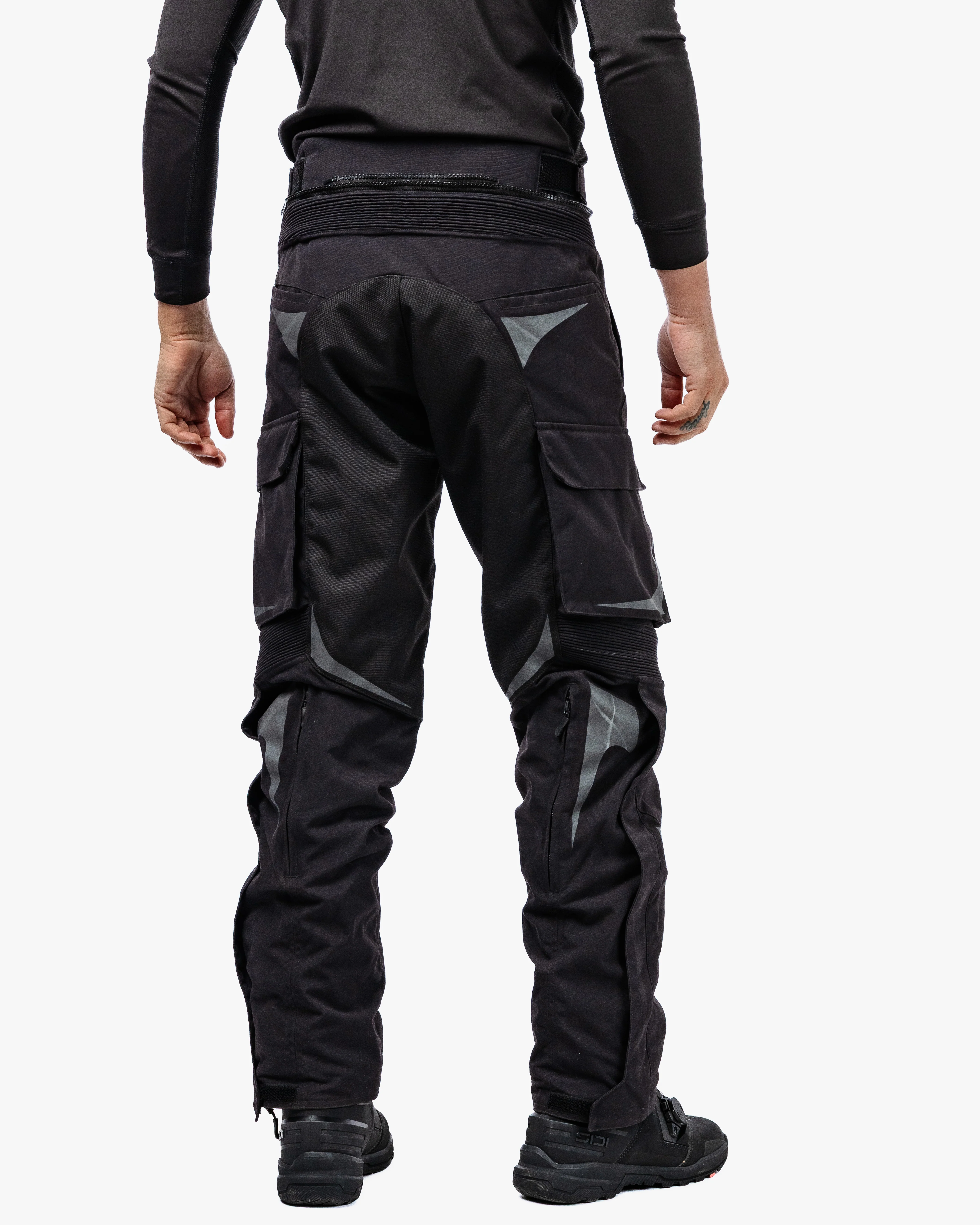 Vanguard Stealth Black Motorcycle Trousers - Image 6