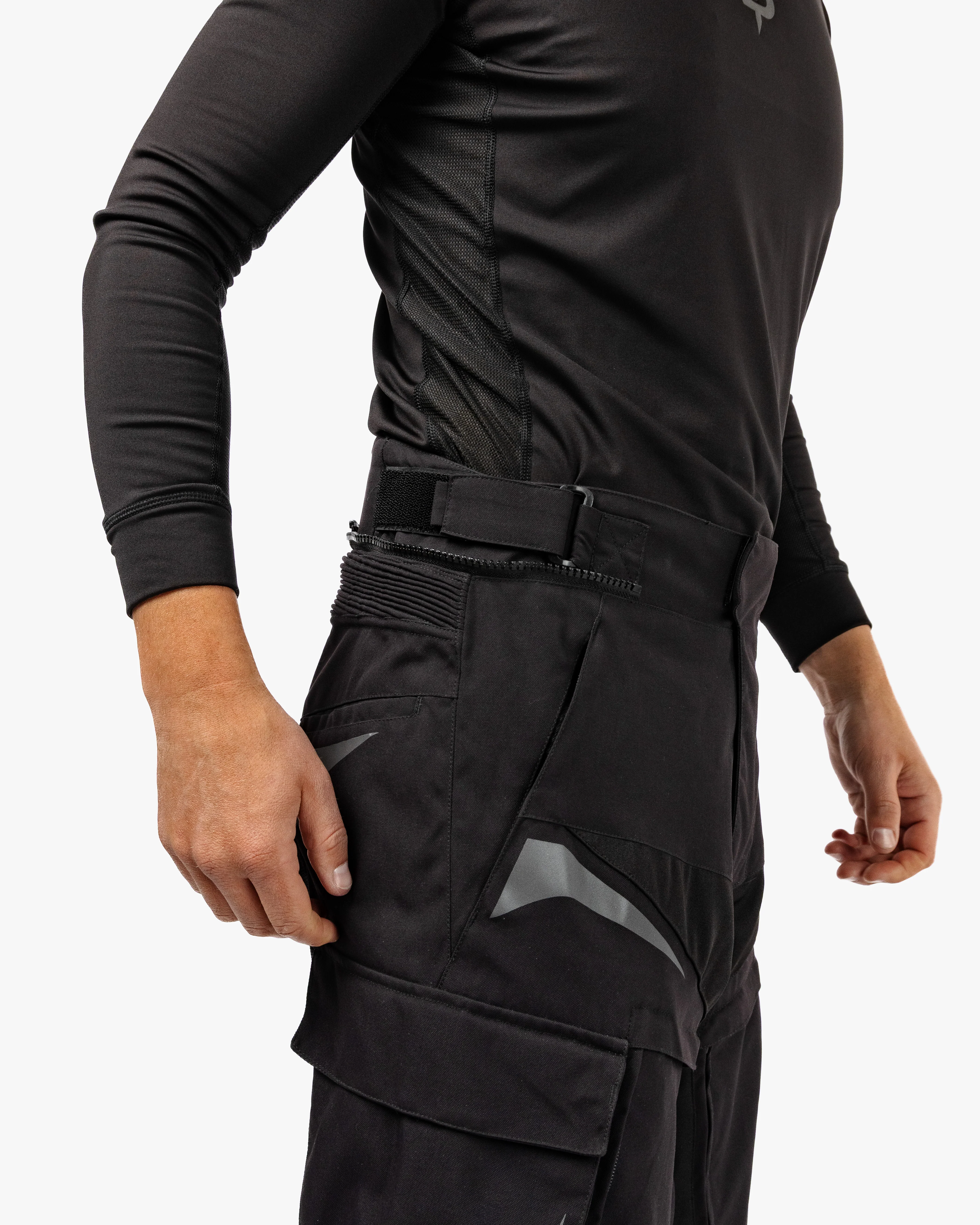 Vanguard Stealth Black Motorcycle Trousers - Image 8