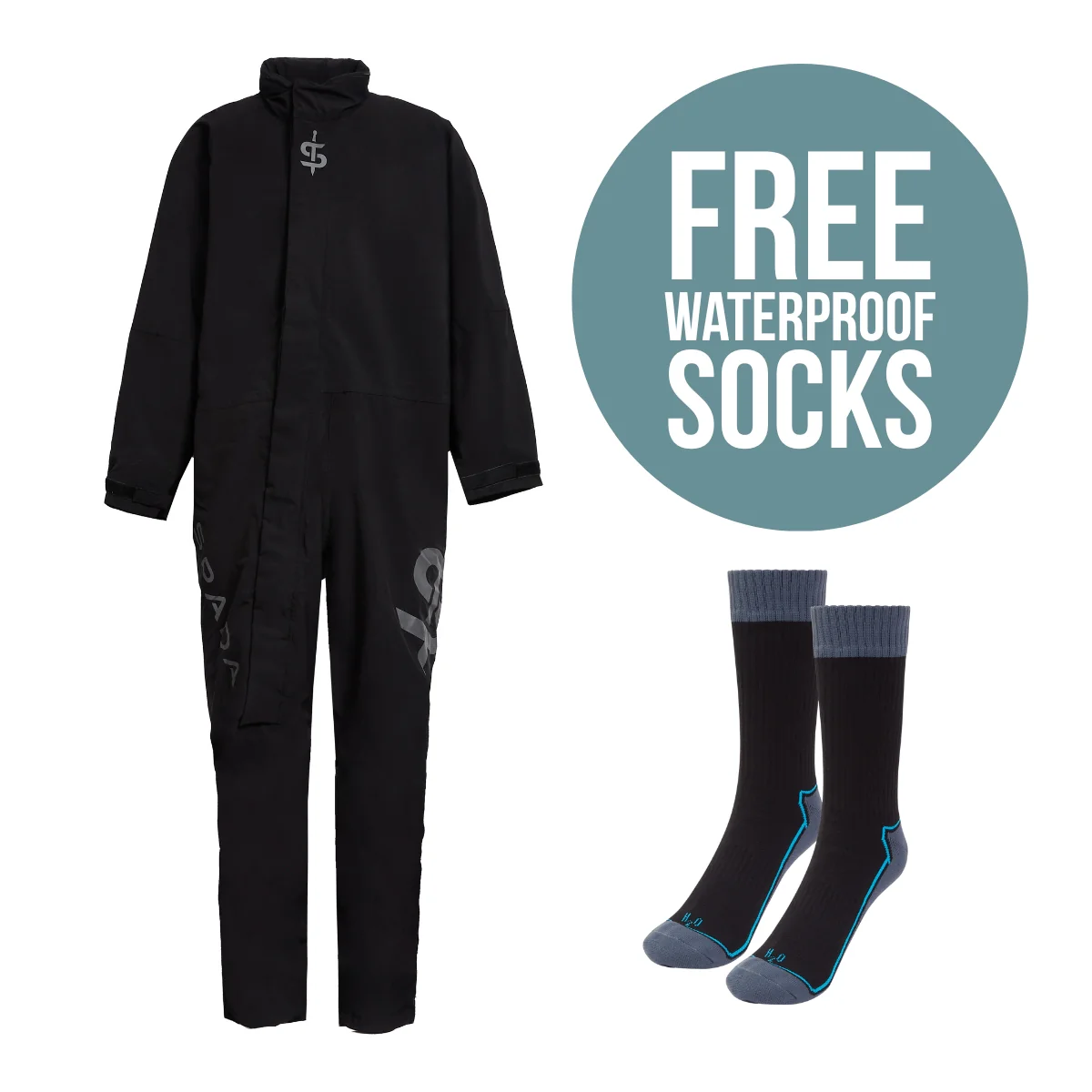 Stay Dry Bundle - Acqua Shield Oversuit & Waterproof Socks