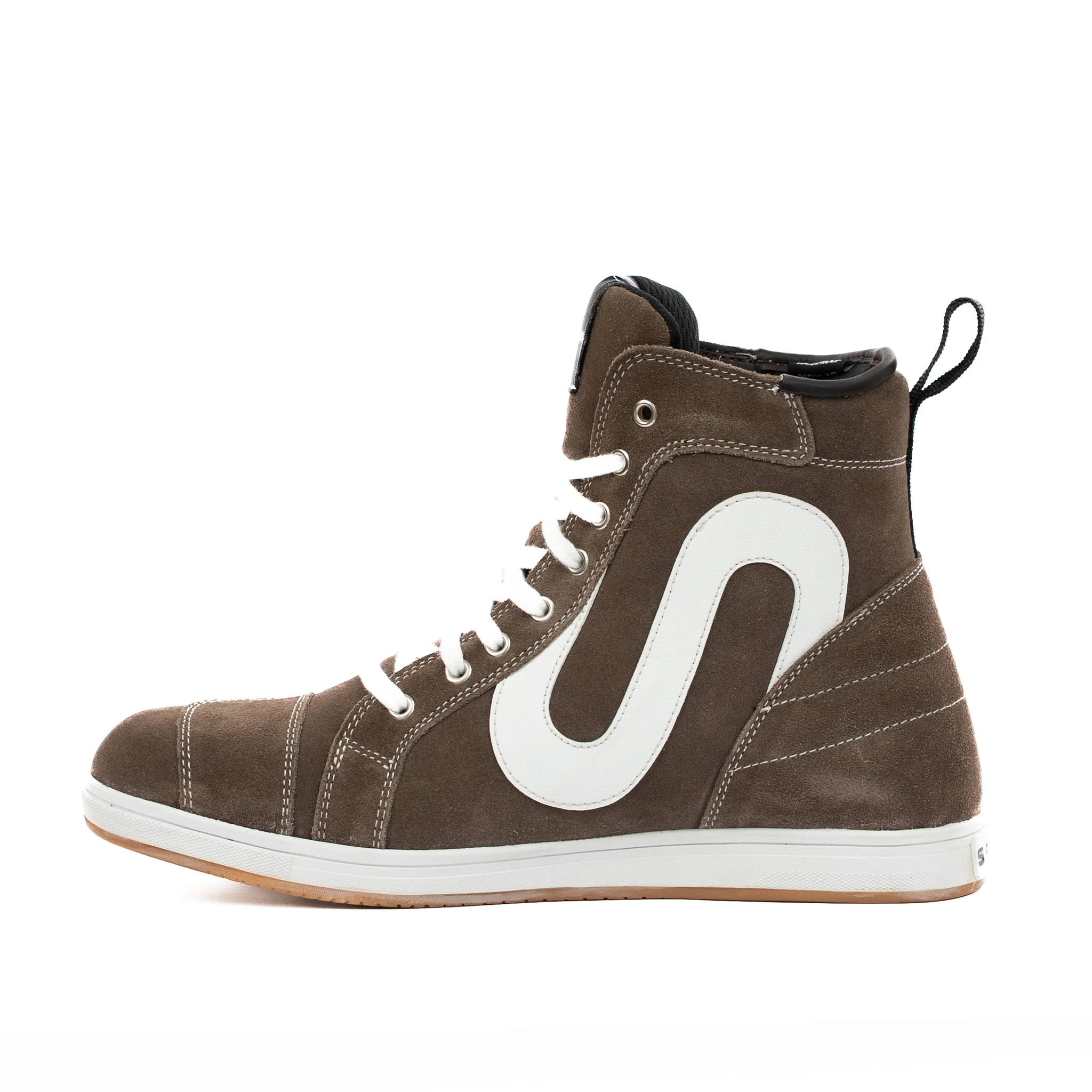 Strider S Waterproof Walnut Brown Motorcycle Trainers - Image 3